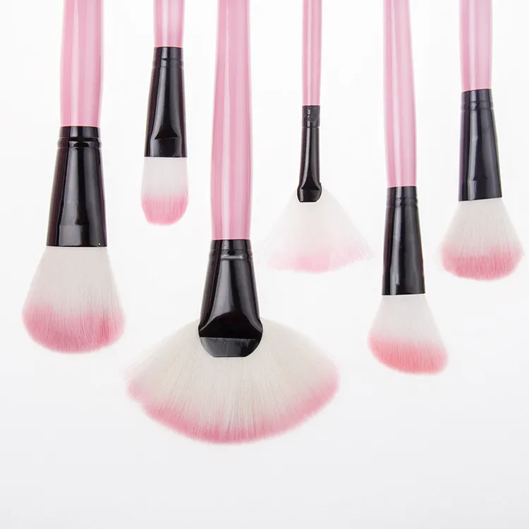 New Makeup Brushes Set Pro Cosmetic Brush Eyebrow Foundation Shadows Eyeliner Lip Kabuki Make Up Tools Kits & Pouch Bag 