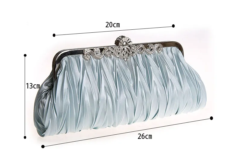 Women Handbag Ladies Evening Bag for Party Day Clutches Knuckle Boxed Clutch Bag Crystal Clutch Evening Bags for Wedding HQB1490
