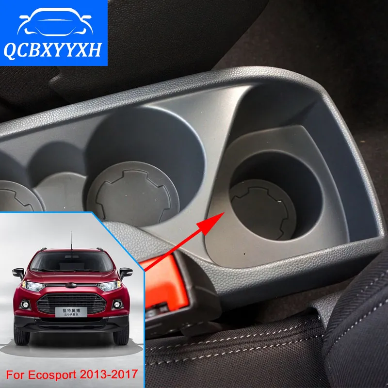 Ford Ecosport 2013-2017 Bracciolo Centrale Scatola Portaoggetti Nero Grigio Crema Color Pelle ABS Con Accessorio Posacenere Vincitore Coppa