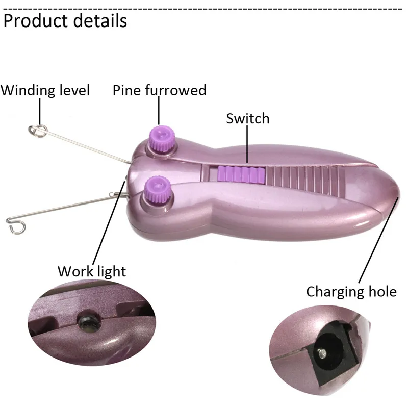 Professionell Styler Epilator laddningsbar kropp Face Hår Ta bort för kvinnors rakappade Electic Lady Depilator för hemmet med dubbla volt647880645