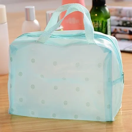 viajar giftPVC Transpant impermeável cosmética do saco de lavagem de banho sacos dom de bolso organizador de armazenamento de maquiagem poch para mulheres meninas