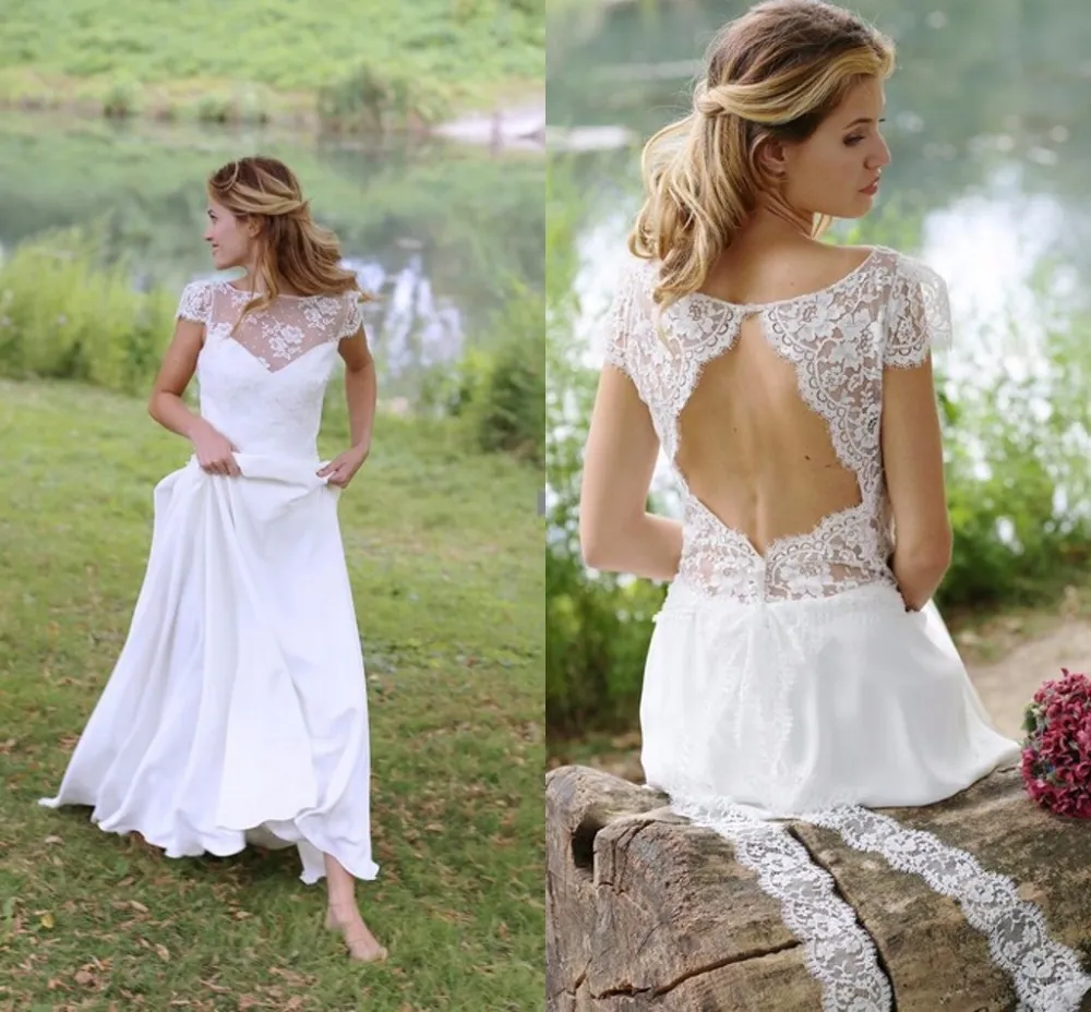 Vestido de noiva simples e best sale romantico