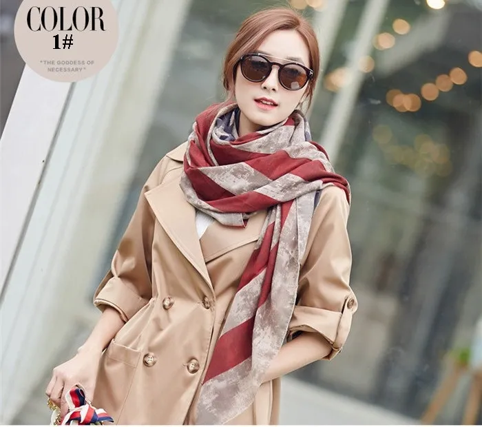 Ladies Women spring autumn scarves fashion wraps printed cotton silk blend pashminashawl casual fashion accessories, can choose