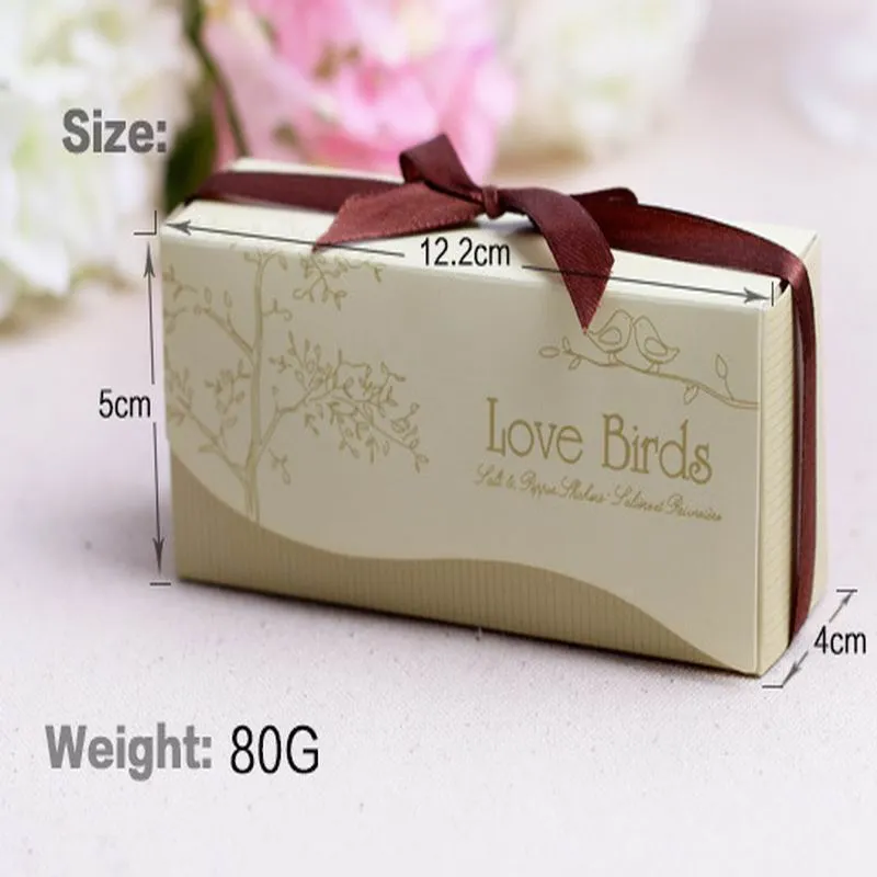 Spice Tools Ceramic Love Birds Sale e Pepper Shaker Bomboniere feste