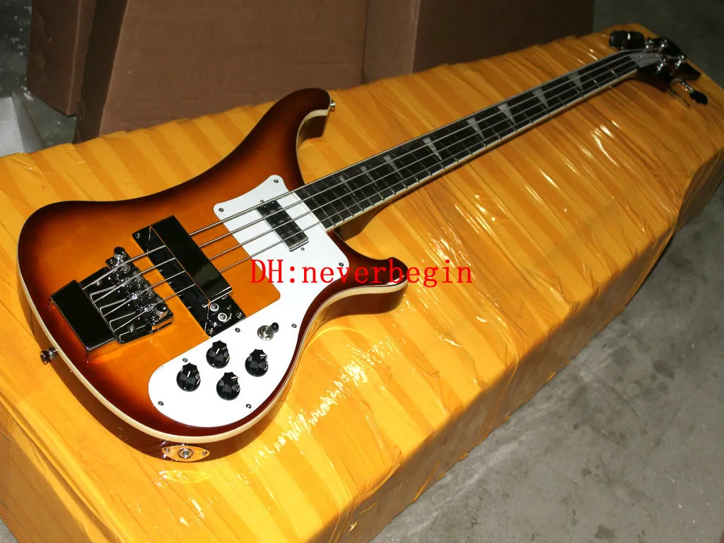 Ny 4 String Bass 4003 Electric Bass Guitar Fire Burst grossistgitarrer från Kina