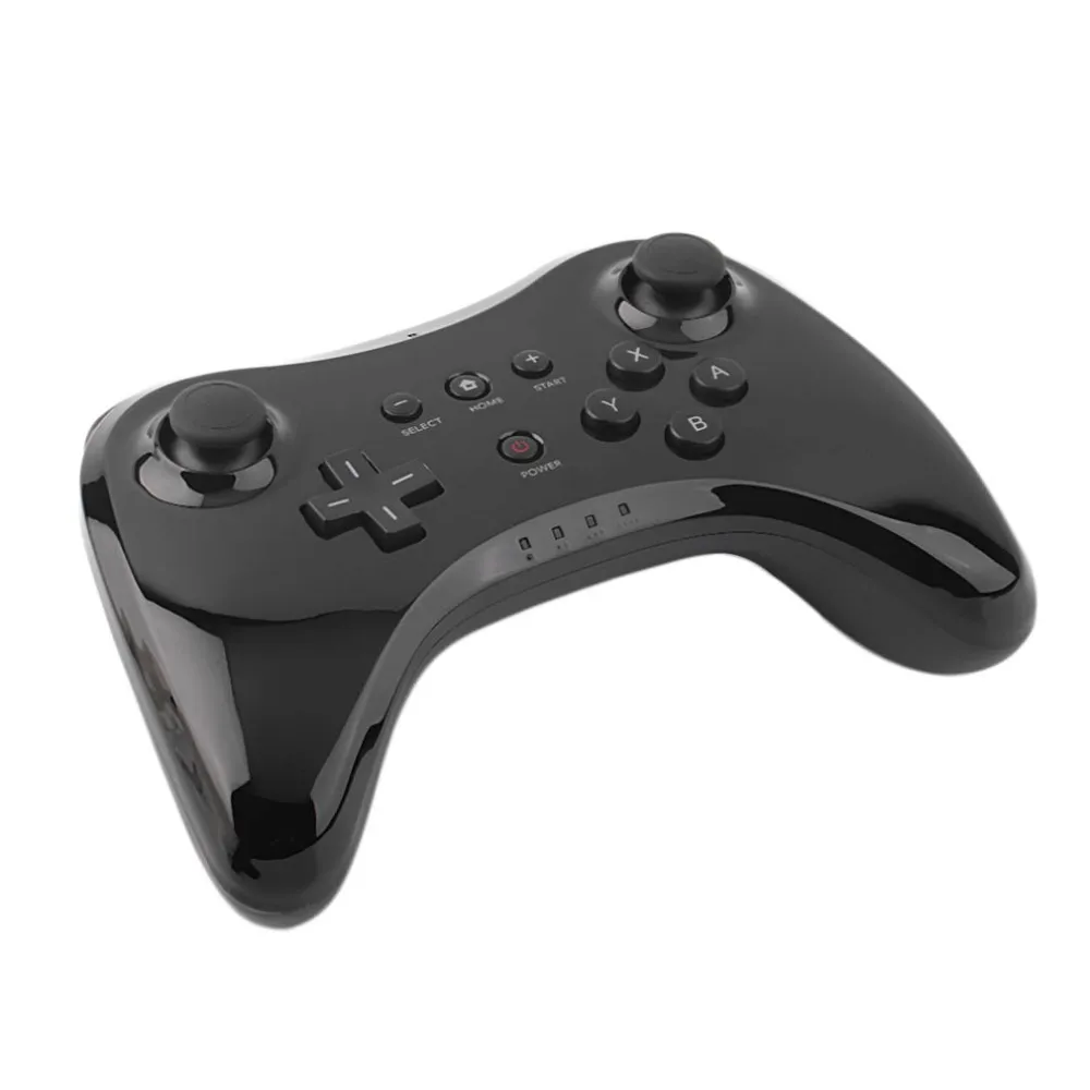 WUP-005 Dual Analog Bluetooth Wireless Remote Controller USB WII U Pro Game Gaming Gamepad for for Nintendo Wii U WiiU White Black Wholsale