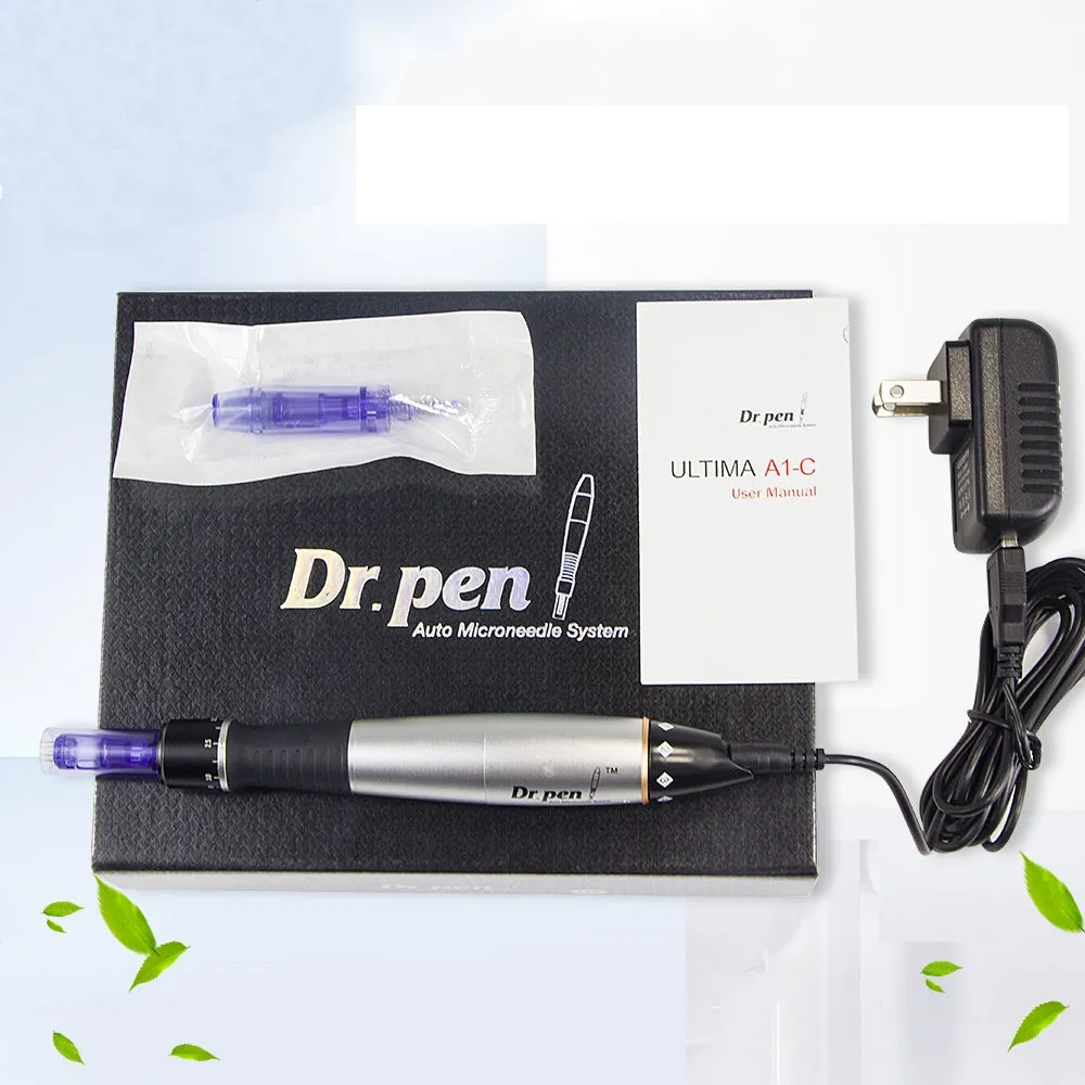 DermaPen elettrico Sistema automatico di microaghi Lunghezze degli aghi regolabili 0,25 mm-3,0 mm Dr Pen A1 Timbro Micro aghi Rullo