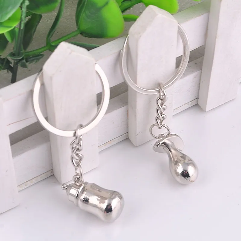 Baby Bottle and Pacifier Keychain Wedding Favors and Baby Shower Gifts ...