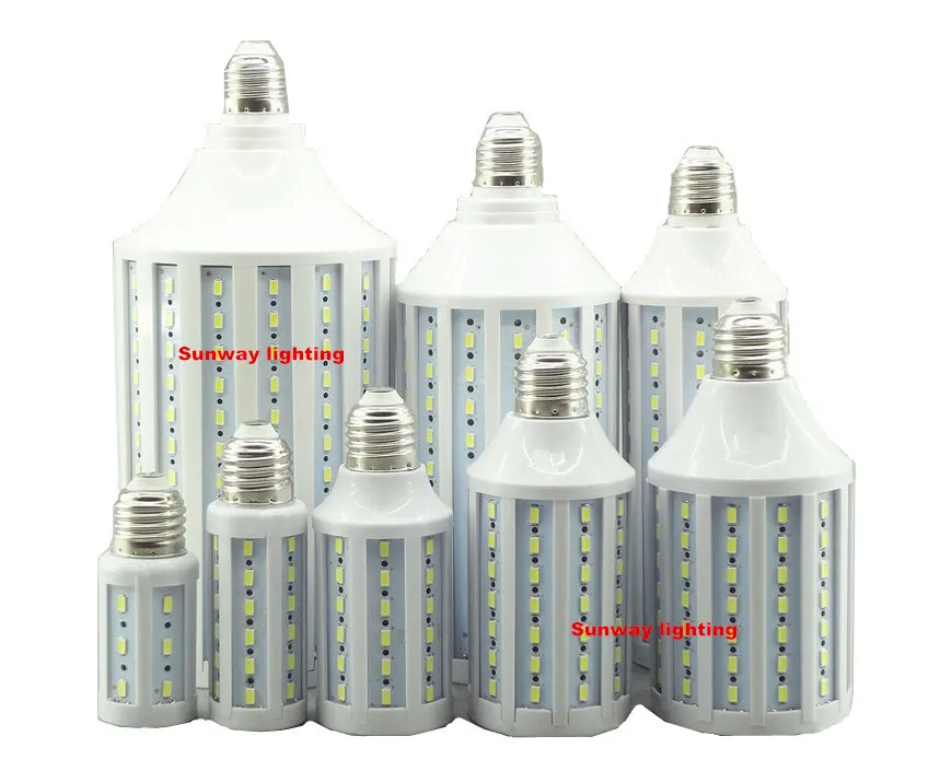 E40 B22 E27 Led milho luzes SMD 5730 alta potência de 40W 50W 60W 80W Lâmpadas LED 360 Ângulo AC 85-265V ce ul