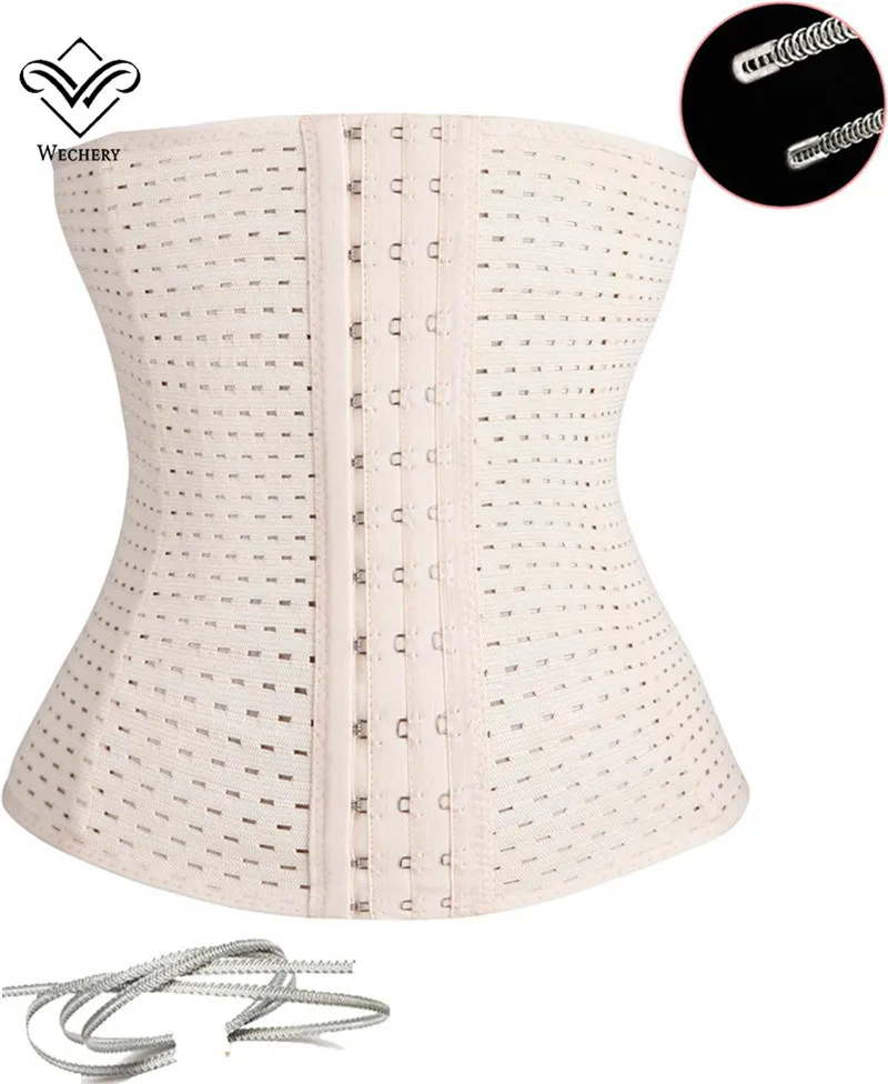 Waist Trainer Steel Boned Sexy Waist Training Cincher Body Thin Shapers Corset Girdle Training Tight Lacing Cincher