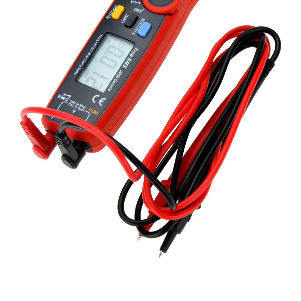 Freeshipping mini a multimeter digital multimeter dc voltimetro amperimertro dc clamp multimeter