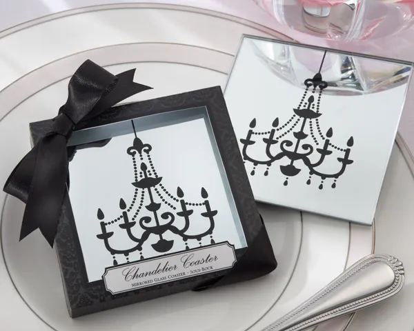 Beach Themed Glass Coaster Wedding Favors 7 Styles =