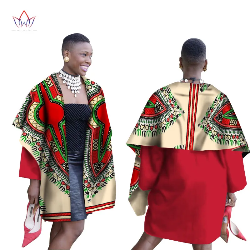 Ankara Fashions Original Designs Womens Cape Coat FAashion Coats Dashiki African Print Plus Size Women Clotheswy1139