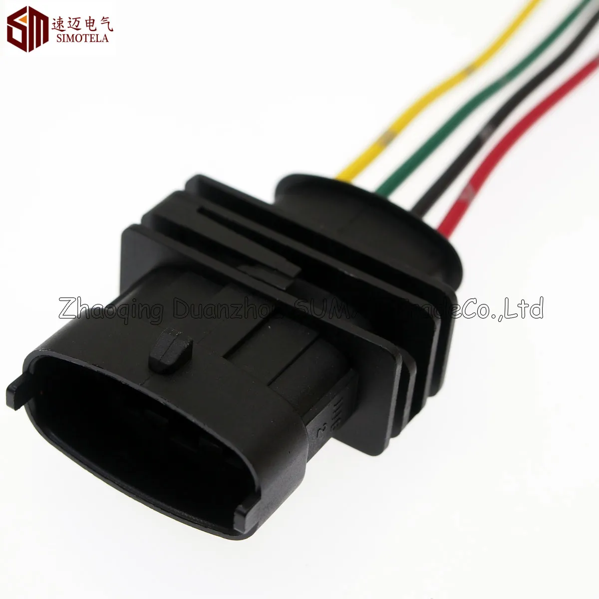 4Pin ECU Auto conector do sensor de taxa de fluxo de ar, carga do eixo / tomada de pressão de entrada, Auto plug à prova d 'água para o conector Bosch