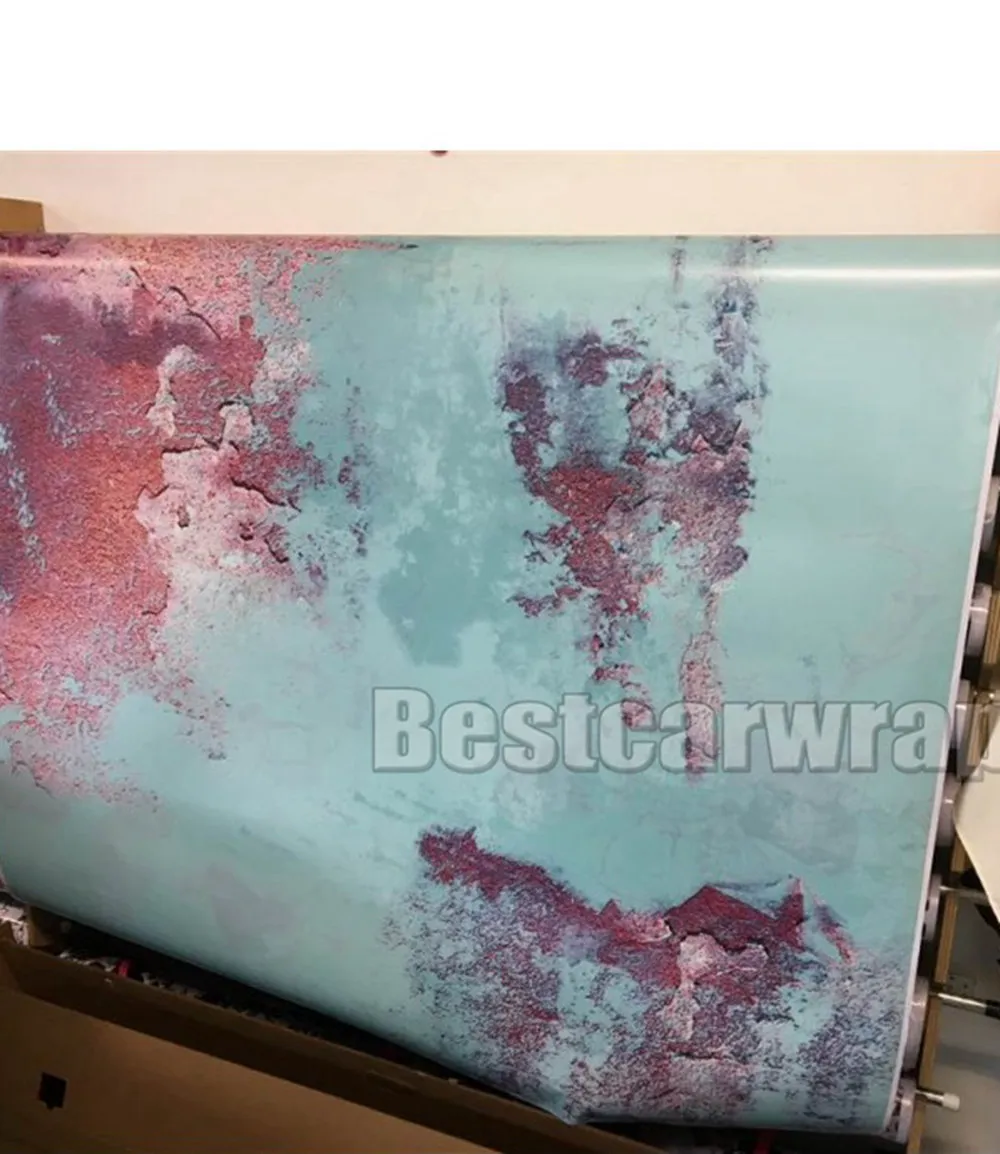 High Quality Rust Vinyl For Car wrap Covering vehicle wrap film foi 4 color available size l 1.52x 20m /4.98x67ft