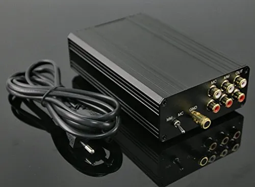 Freeshipping helt ny liten björn T8 Turntable MM MC Phono Riaa Förförstärkare HiFi stereo pre-amp DIY Phono Amplifier