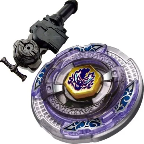 Toupies Beyblade Scythe Kronos Metal Fight 4d Beyblade BB113 + L-R Starter Launter + Hand Grip + Light Launcher