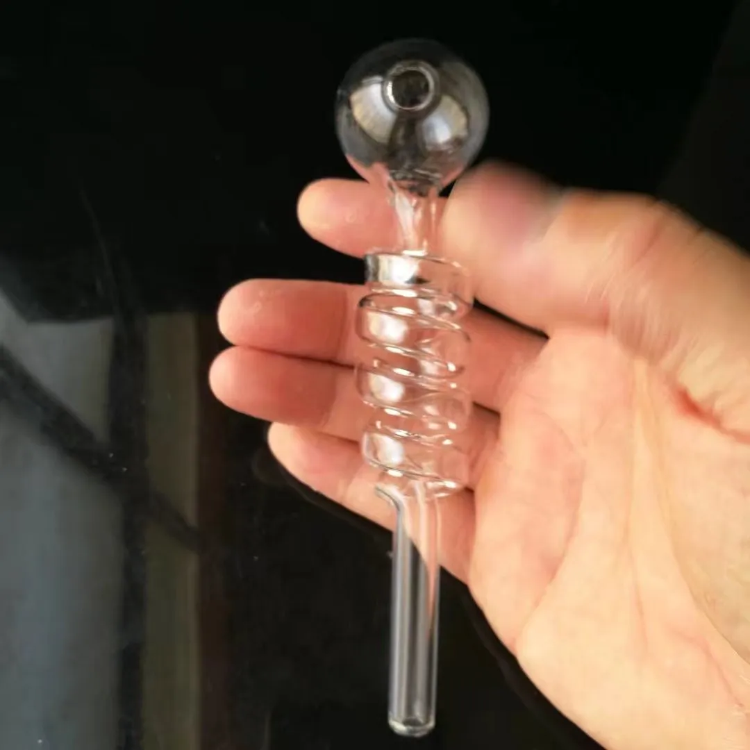 Farbe Spirale Gerade Topf Großhandel Bongs Ölbrenner Rohre Wasserpfeifen Glas Rigs Rauchen