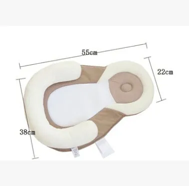 JJOVCE Cuscino neonatale il posizionamento del sonno del bambino cuscino anti-emicrania stereotipi cuscino pillow222s