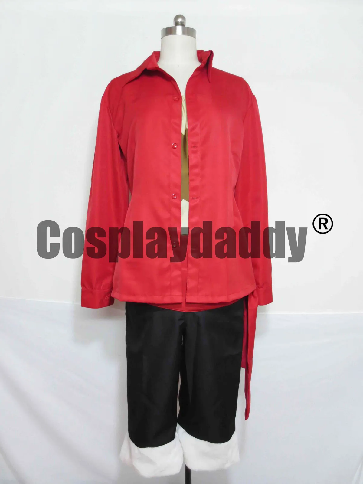 One Piece Cosplay Monkey D Rufy Zooty Costume Rosso Set Completo H008