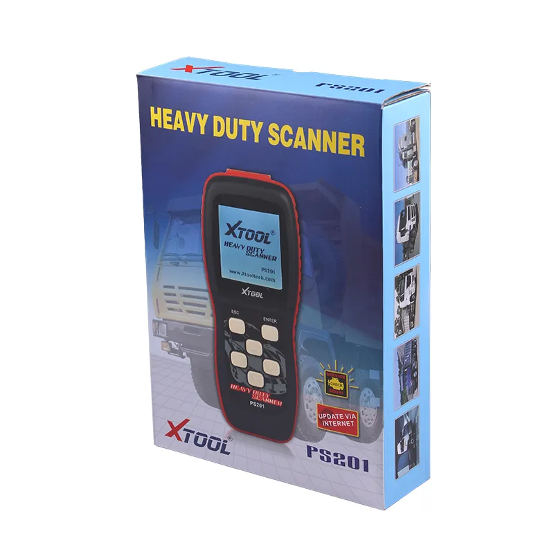 2016 NEW 100% Original factory Xtool PS201 Heavy Duty ps201 Code Reader scanner OBDII/EOBD/CANBUS Compliant Heavy truck Vehicles Diesel Tool