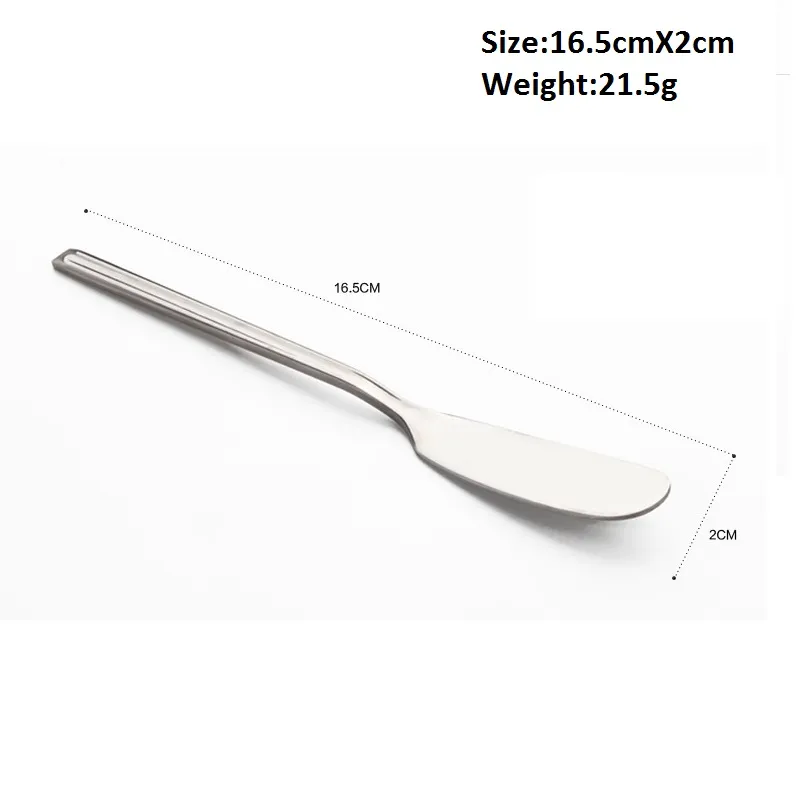 grossist rostfritt redskap bestick smör kniv ost dessert sylt spridare frukostverktyg 2016 nya tablewares za0456