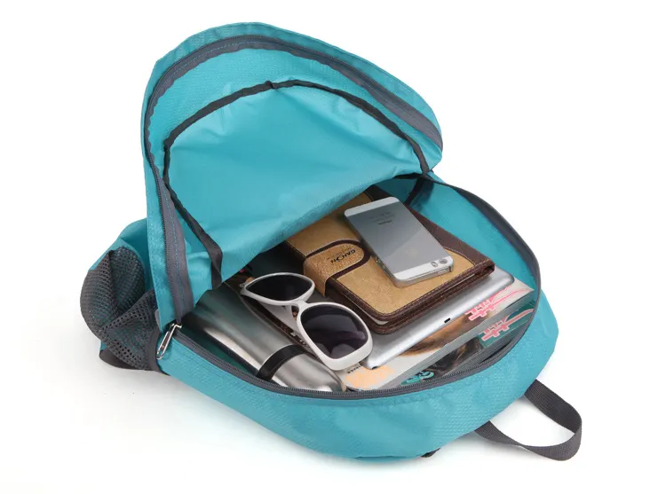 저렴한 패션 배낭 여행 가방 배낭 Schoolbag 어깨 가방 백 팩 망 여성 가방 방수 재사용 휴대용 접이식 가방