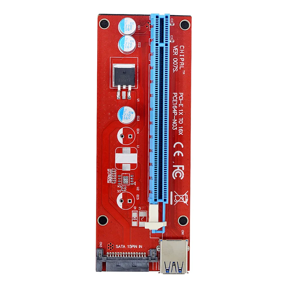 PCI-E エクステンダー PCI-E 1x に 16x USB 3.0 データケーブル 16X スロットマイニングカード