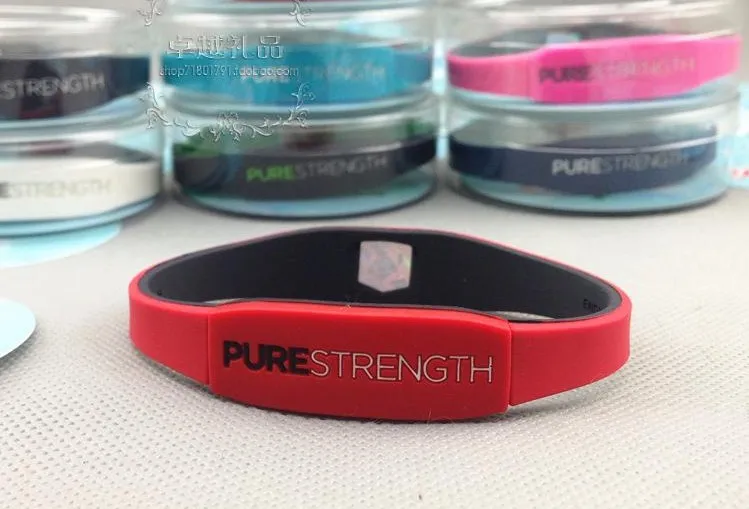 PURE Energy Silicone Bracelet Fashion Silicone Sports Wristband Can Be Customized Wholesale