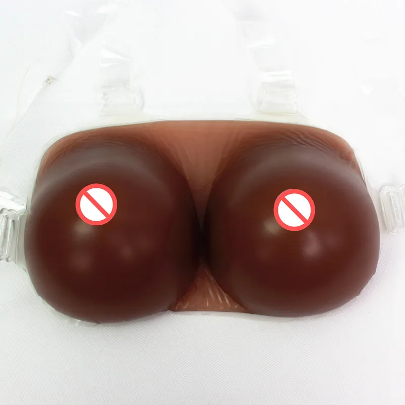 Le sein en silicone naturel forme des tasses de sein en silicium 2000g la plus grande taille de transexuelle ou de crossdresser8406100