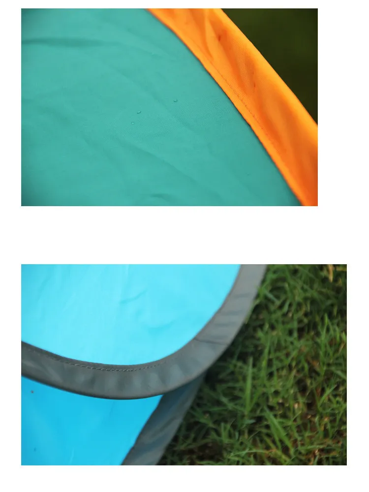 하이킹 텐트 2 ~ 3 명용 옥외 기어 캠핑 대피소 UV 보호 30+ 해변 여행 잔디밭 용 텐트 가족 파티 DHL 빠른 배송