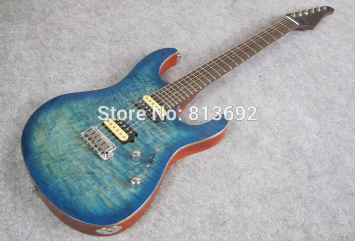 Electric Guitar, Quilted BL, Shur, Locking Tunner, High Quality Guitar, CST020