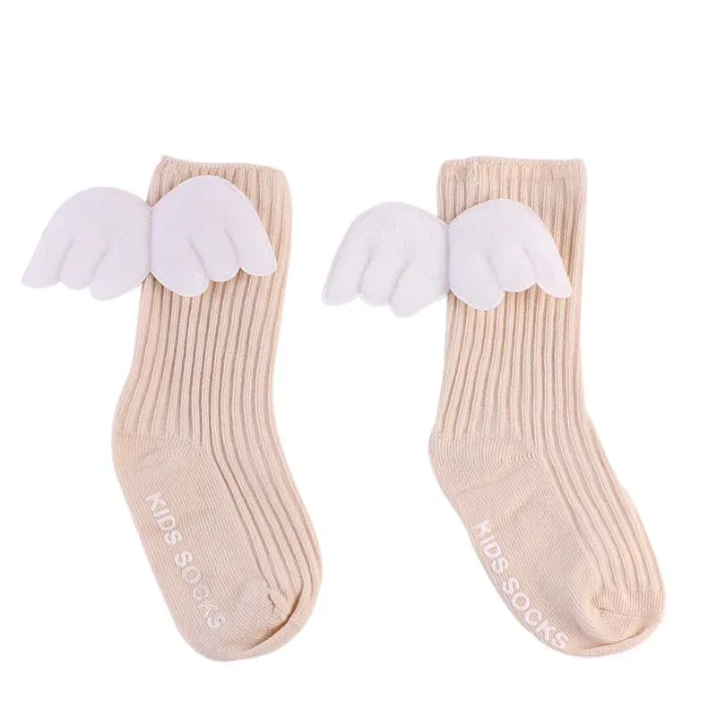 New Angel Wings Newborn Socks Cotton Children Socks Kids Knine Knee High Socks Baby Girls Girls Baby Clothing Clothing W6437585