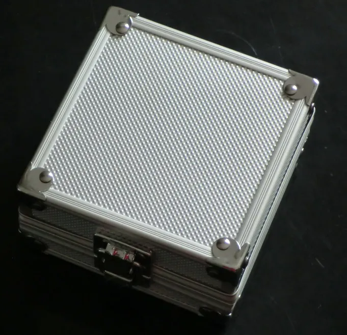 Wholesale Silver Tattoo Machine Case Alloy Aluminum Case Box For Tattoo Gun Machines Supply kit