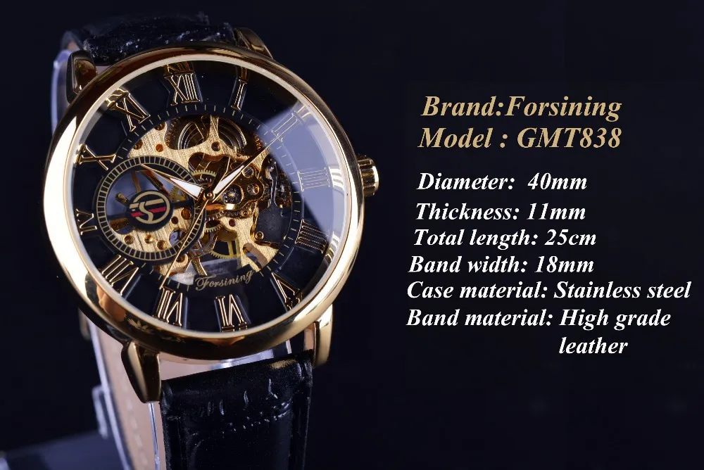 Forsining Mens Luxury Gold Mechanical Skeleton Watch With 3D Logo Engraving Relogio Masculino Watch Clock From Yy668 124.36 DHgate.Com