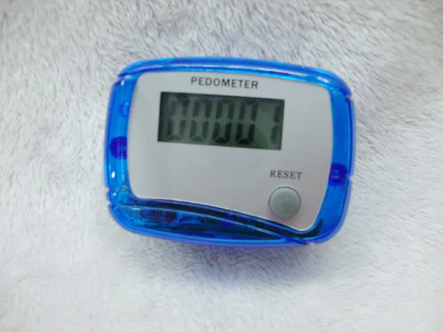 Gorące liczniki sprzedaży Mini krokomierz LCD delikatne kalorie obliczanie odległości spaceru cyfrowy licznik dla zdrowia 4 kolory wsparcie Logo dostosowane