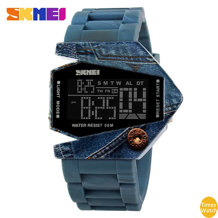 2016 New SKMEI F 0817 Aircraft Watches Neon Light Cool Watches Men