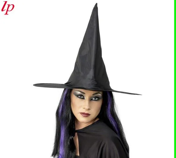 Halloween czarownica kapelusz czarodziej kapelusz czapka Czysta czarna wieża kapelusz Oxford party czarownica sexy mundurkostames czapki dla kobiet i dzieci