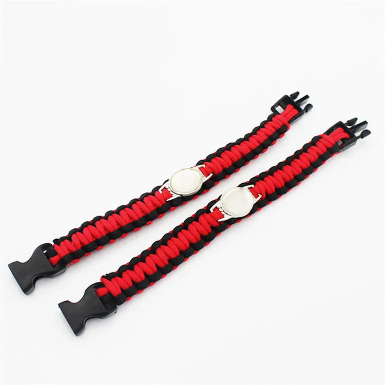 믹스 스타일 축구 팀 Paracord Survival Bracelets 맞춤형 캠핑 스포츠 팔찌 맞춤형 로고 팀 우산 팔찌 4411207