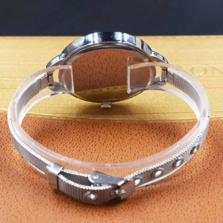 도매 / 믹스 석영 캐주얼 시계 밝은 골드 밴드 여성 시계 금속 메쉬 스테인레스 스틸 시계 MW019