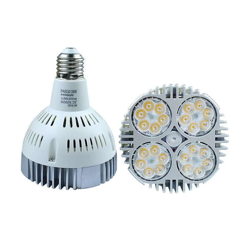 Par30 E27 LED Spot Down Light 35W Super Bright LED Spotlight Bulb Lights AC110-265V Spårlampa Bulb Heminredning Gratis frakt