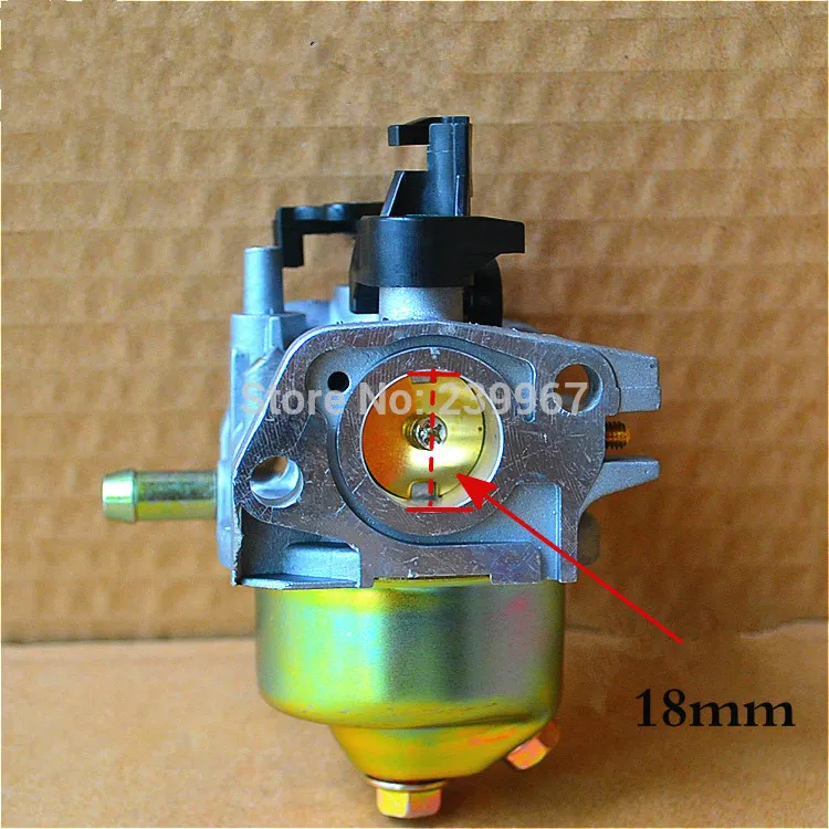 Carburateur 18mm pour moteur de tondeuse à gazon chinois 1P70 livraison gratuite