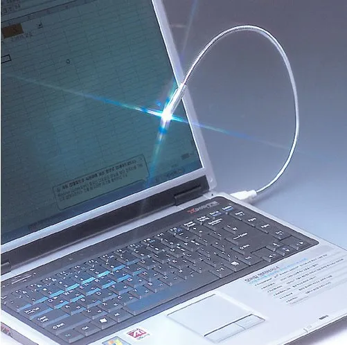 10pcs Lamp Energy Saving Flexible LED Bright USB Snake Mini Light Notebook Laptop PC Night Reading Light