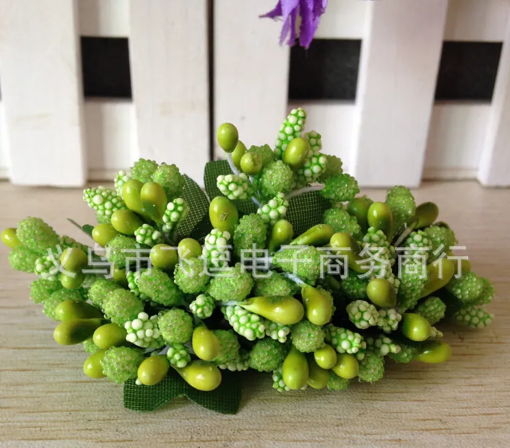 Mulberry party Artificial Flower Stamen wire stem/marriage leaves stamen wedding box decoration HJIA347