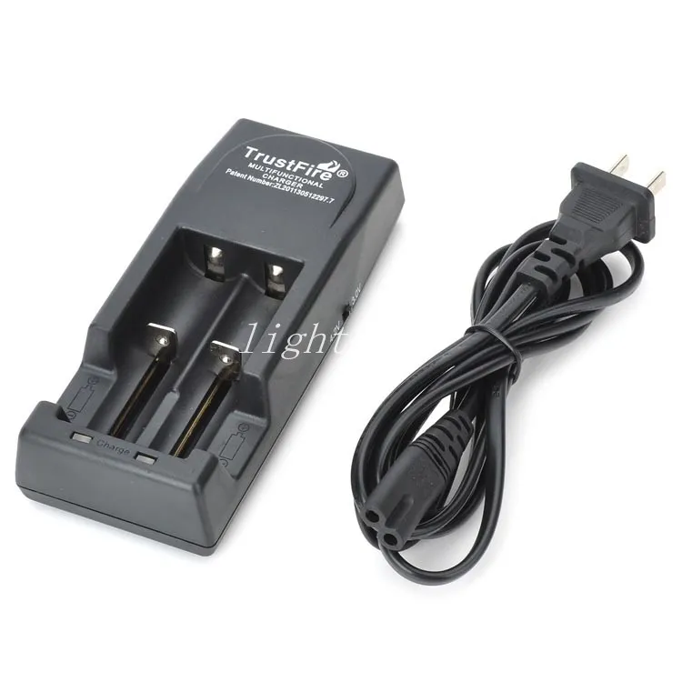 Trustfire TR-001 Dual Carregador de Bateria para 18650 18500 18350 17670 16340 Carregadores de bateria DA UE EUA Plug Multi Funcional Charger Frete Grátis