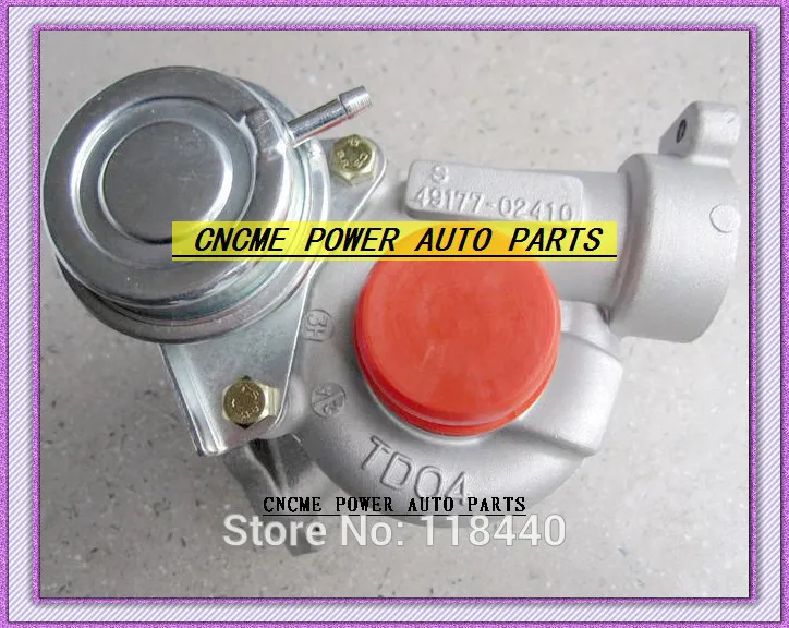 TWIN TURBO TD04 49177 02300 + 49177 02400 Turbocharger For MITSUBISHI GTO 3000GT Eclipse Galant
