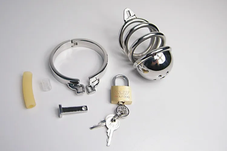 Small Stainless Steel Male Chastity Cage, Metal Cock Cage Chastity Belt, Penis Rings Device Adult Sex Toys Products