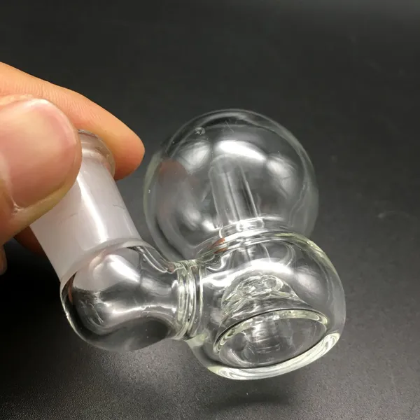 물 담뱃대 유리 애쉬 포수 10mm 14mm 18mm 남성 여성 명확한 볼 스타일 합동 Ashcatcher와 함께 흡연 두꺼운 버블 러