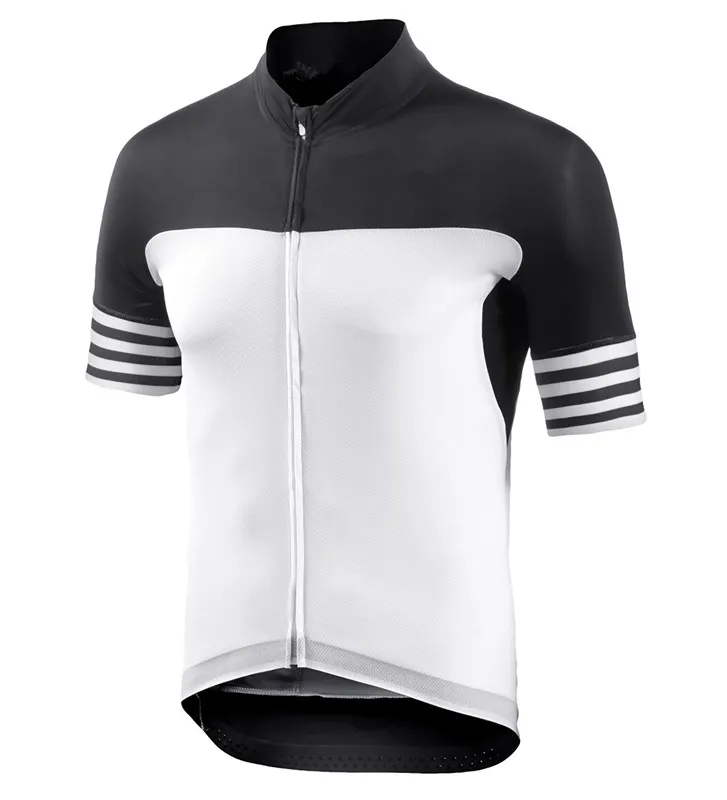 Men Black-White Cycling Jersey Set 2024 Maillot Ciclismo Road Bike Clothes Bicycle Cycling Clothing D11