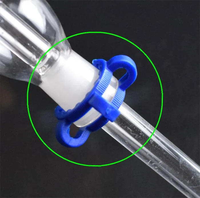 2018 NOVO 10mm 14mm 19mm conjunta Keck Clipe De Plástico Laboratório / Clamp Braçadeira de Laboratório para o Vidro Bong adaptador De Vidro Coletor de Néctar